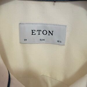 Eton Cream Slim Fit Shirt